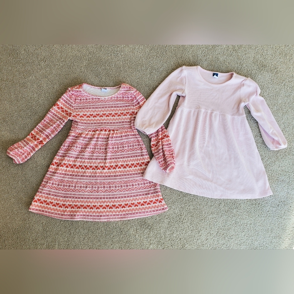 Old Navy Valentines Sweater Dresses Size 4T